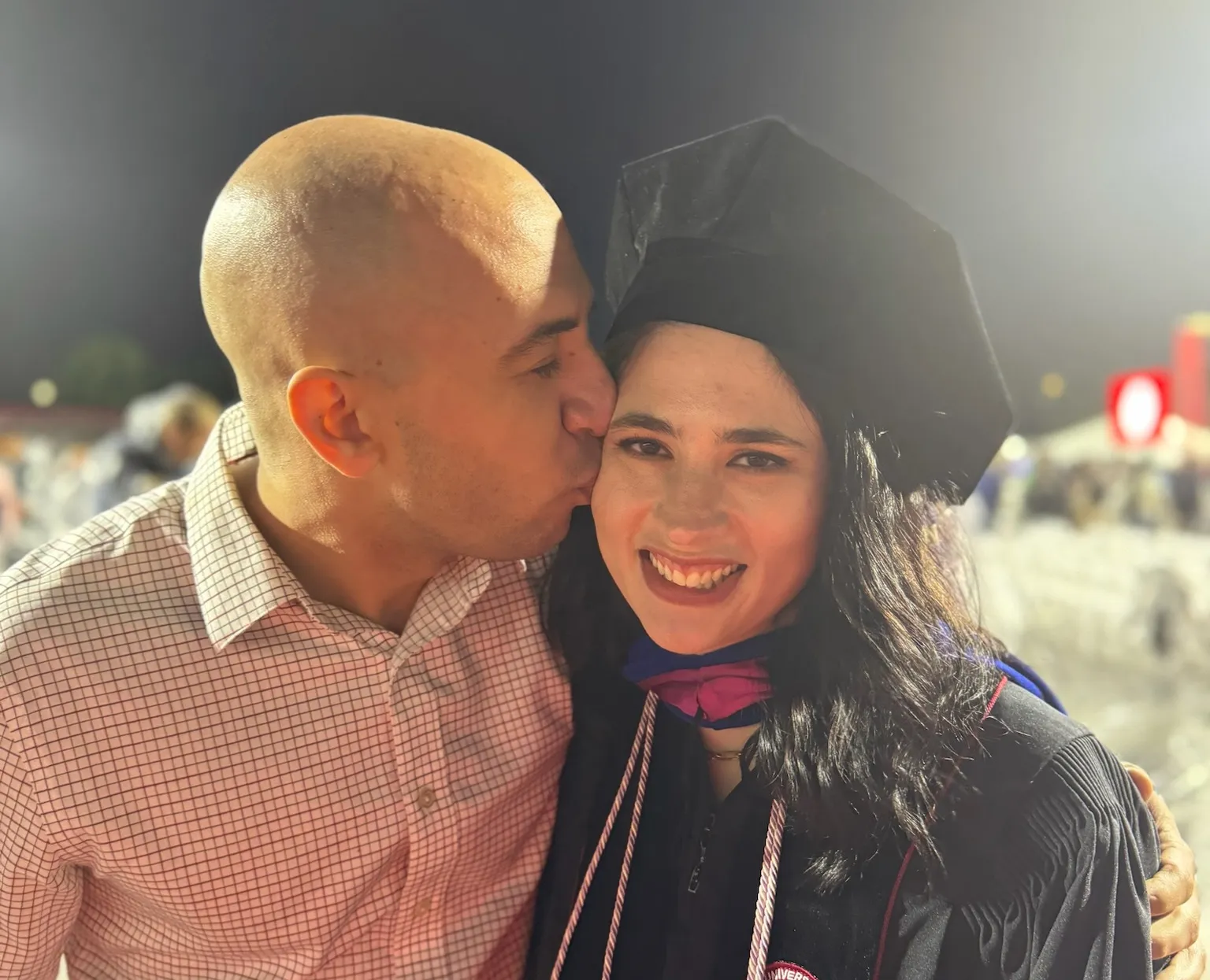 Caeli and Jared at Caeli's Graduation